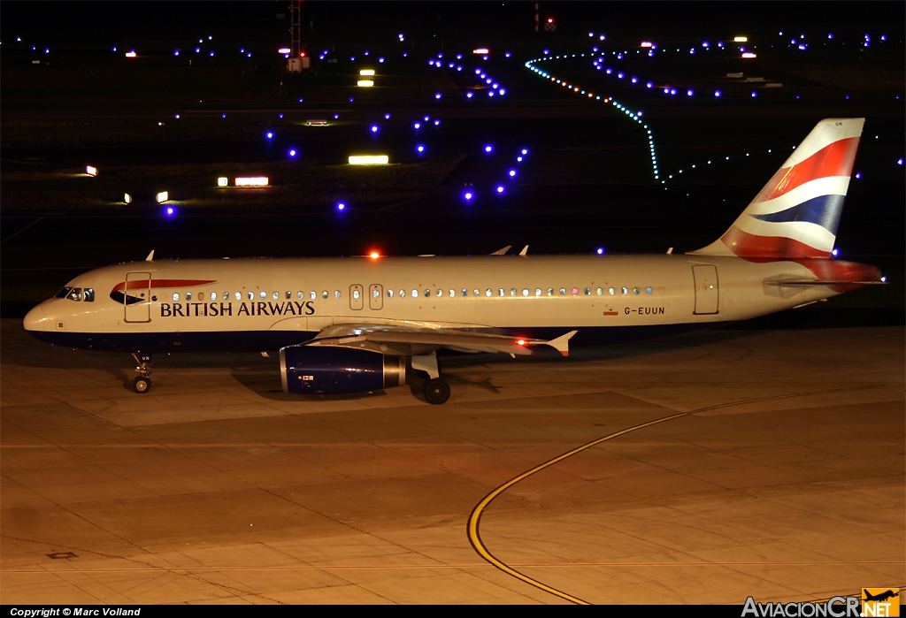 G-EUUN - Airbus A320-232 - British Airways