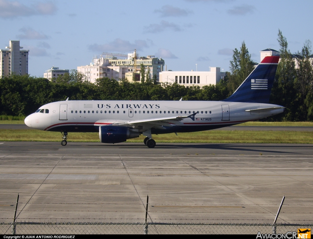 N714US - Airbus A319-112 - US Airways