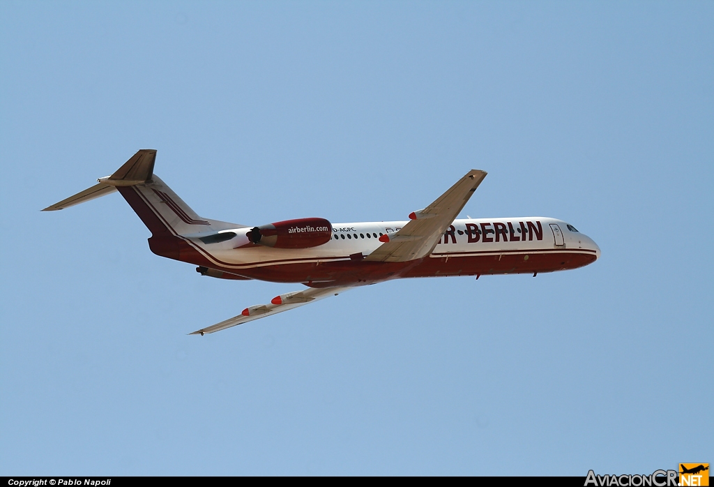 D-AGPC - Fokker 100 - Air Berlin