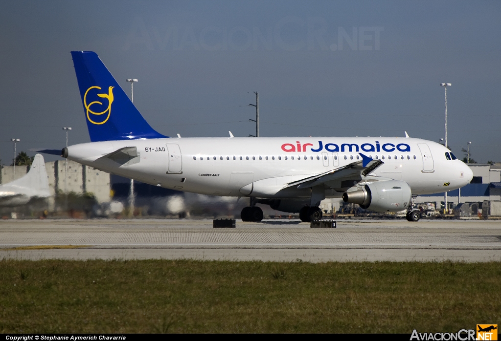6Y-JAD - Airbus A319-112 - Air Jamaica