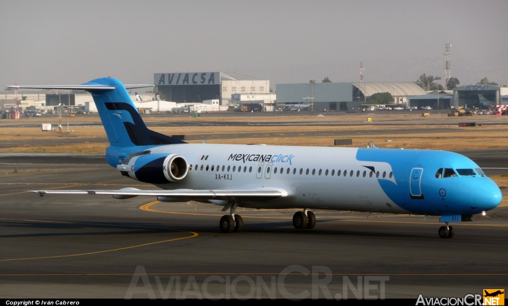 XA-KXJ - Fokker 100 - Click mexicana