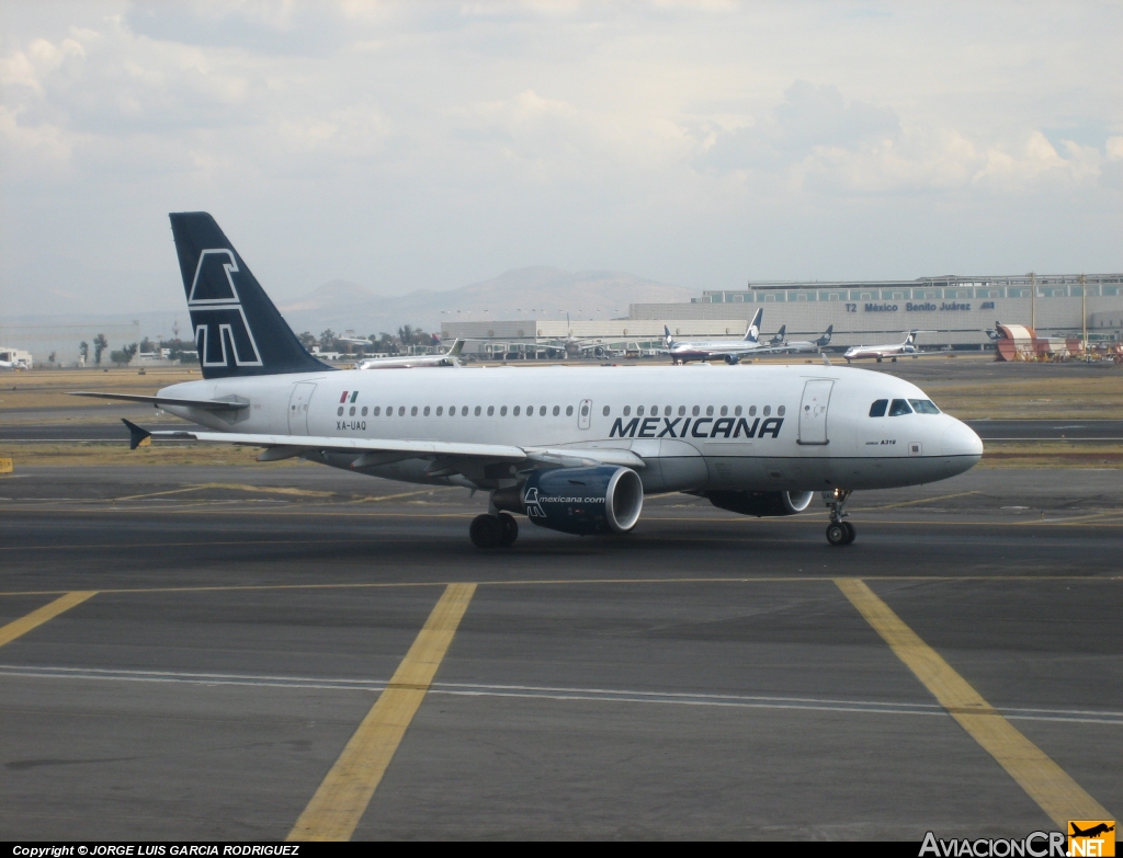XA-UAQ - Airbus A319-112 - Mexicana