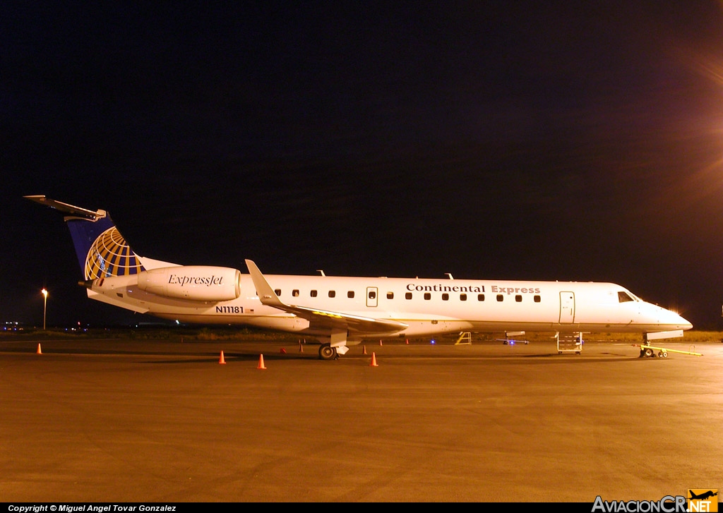 N11181 - Embraer EMB-145XR (ERJ-145XR) - Continental Express (ExpressJet Airlines)