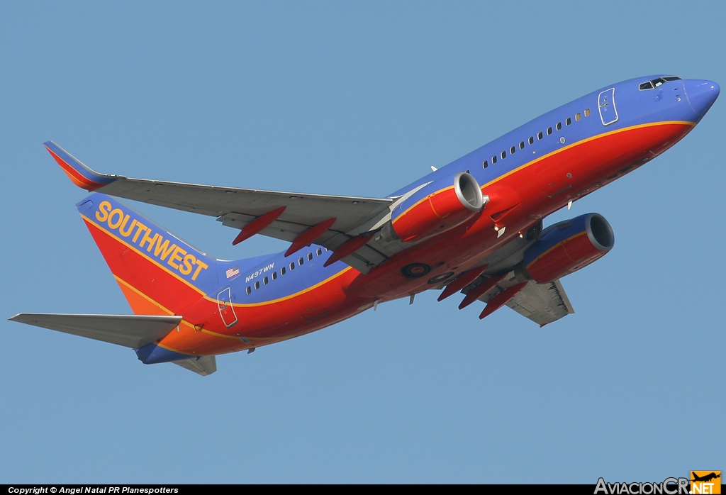 N497WN - Boeing 737-7H4 - Southwest Airlines