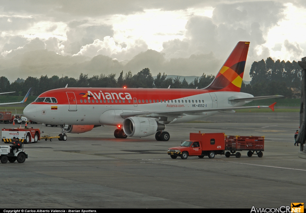 HK-4552-X - Airbus A319-112 - Avianca Colombia