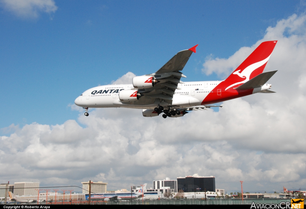 VH-OQA - Airbus A380-800F - Qantas