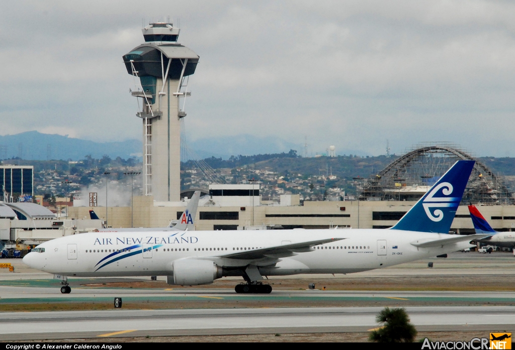 ZK-OKE - Boeing B777-219ER - Air New Zealand