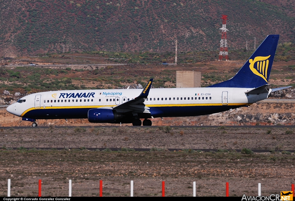 EI-CSV - Boeing 737-8AS - Ryanair