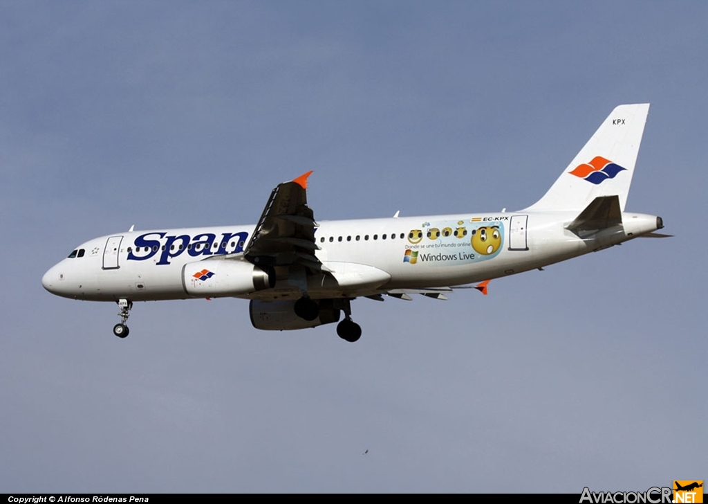 EC-KPX - Airbus A320-232 - Spanair