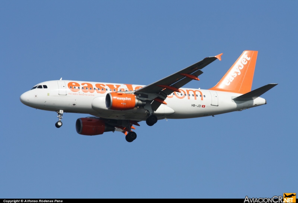 HB-JZI - Airbus A319-111 - EasyJet Airlines