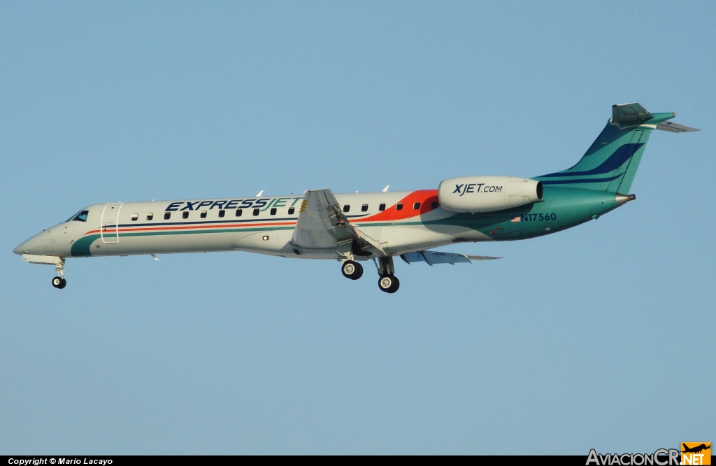 N17560 - Embraer Embraer EMB-145LR (ERJ-145LR) - Express Jet