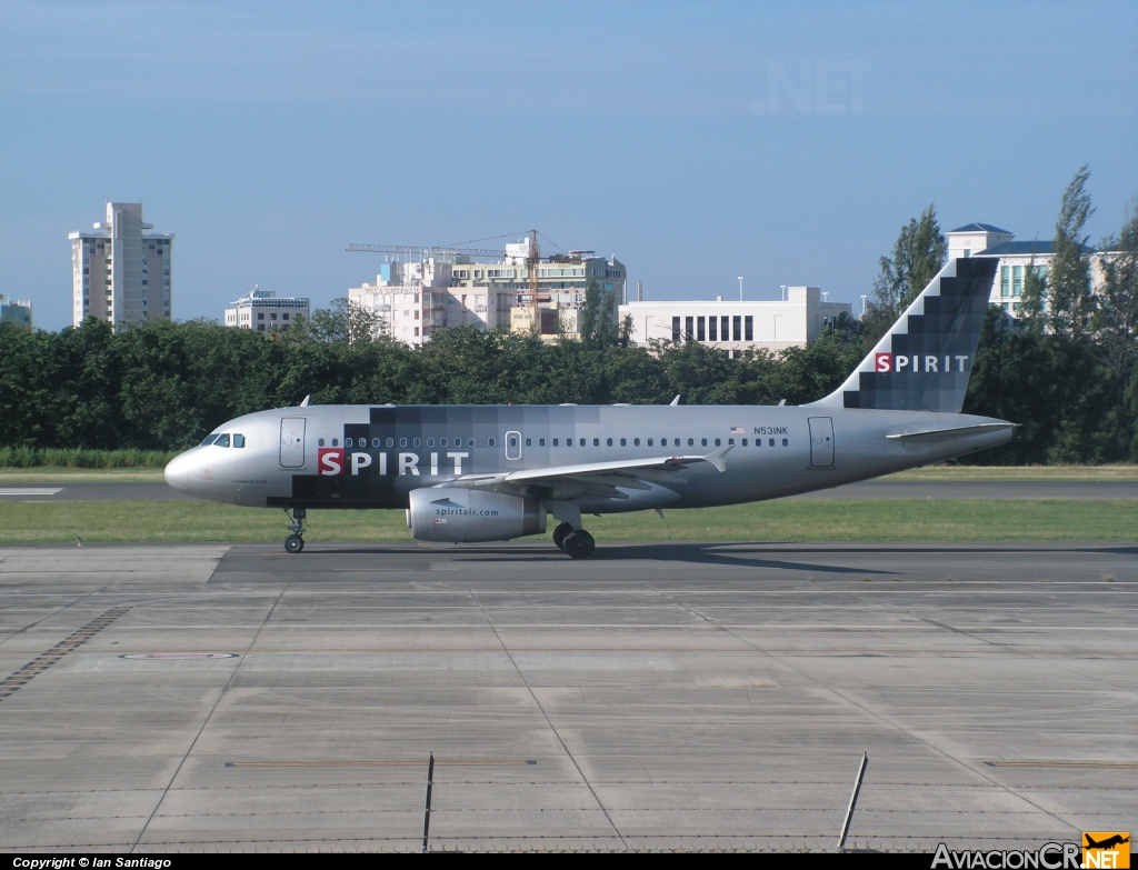 N531NK - Airbus A319-132 - Spirit Airlines
