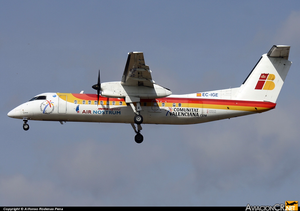 EC-IGE - De Havilland Canada DHC-8-315Q Dash 8 - Air Nostrum (Iberia Regional)