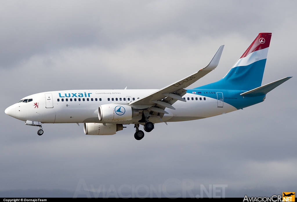 LX-LGS - Boeing 737-7C9 - LUXAIR