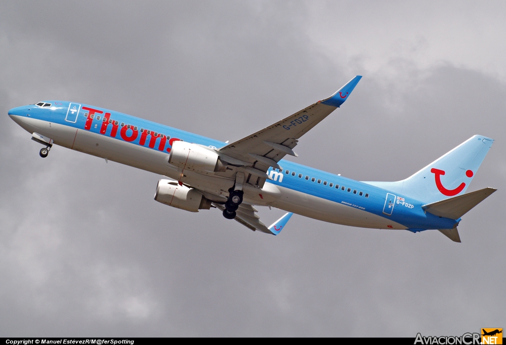 G-FDZP - Boeing 737-8K5 - Thomsonfly (Britania)