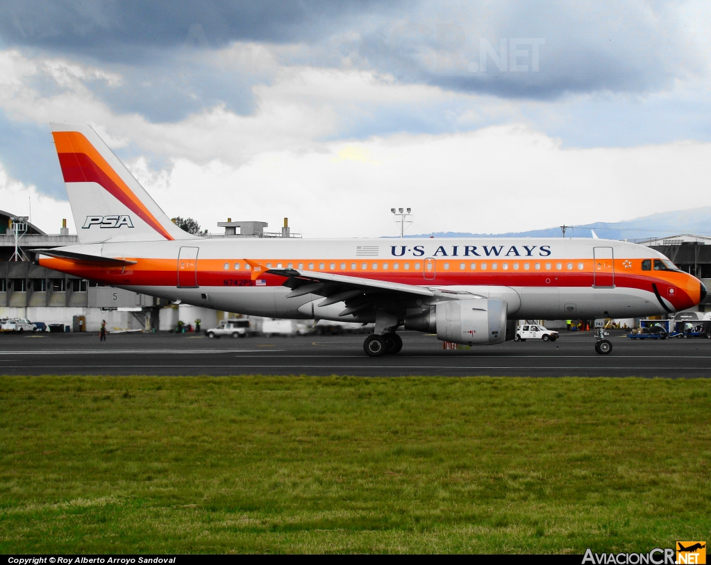 N472PS - Airbus A319-112 - US Airways