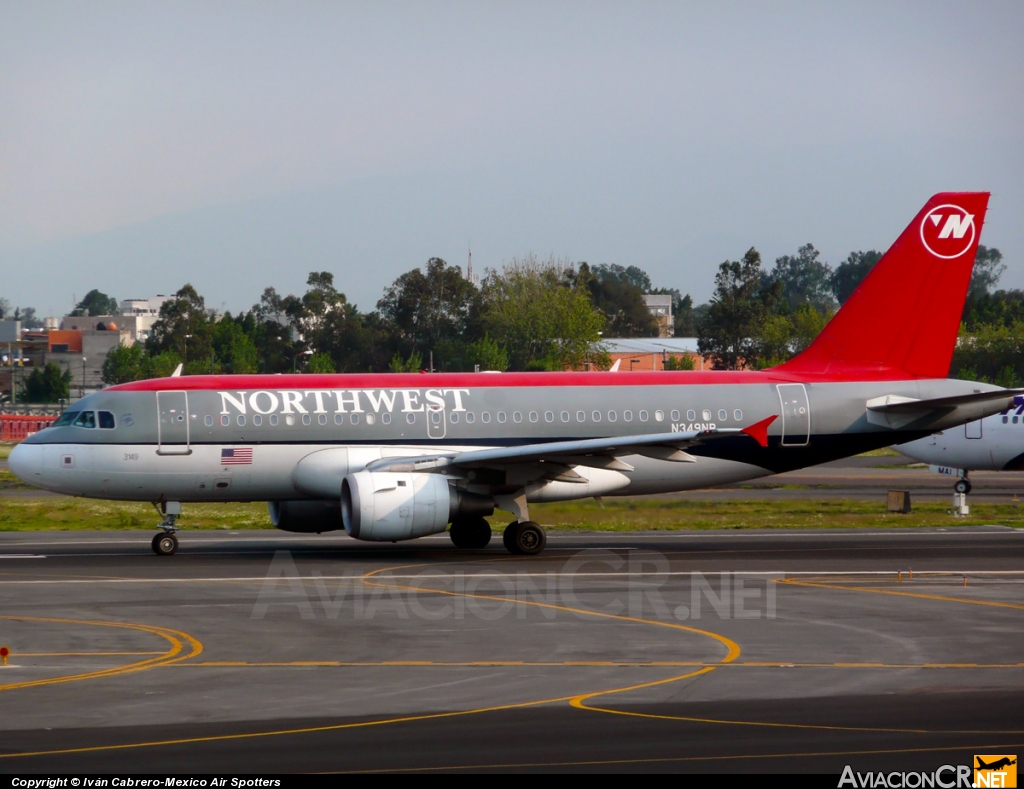 N349NB - Airbus A319-114 - Northwest Airlines