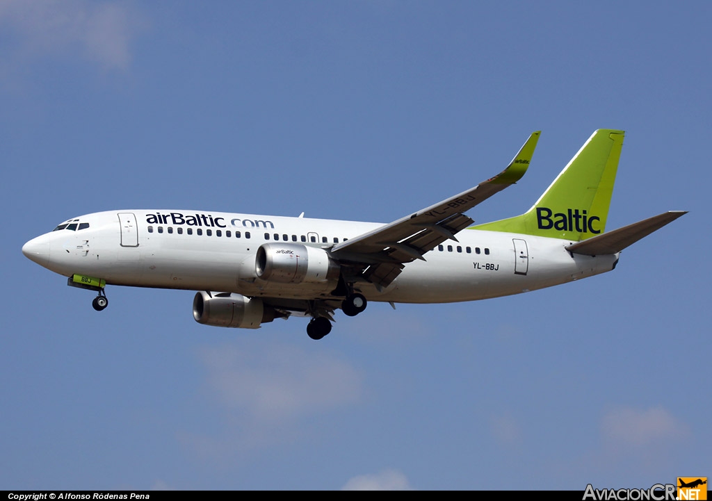 YL-BBJ - Boeing 737-36Q - Air Baltic
