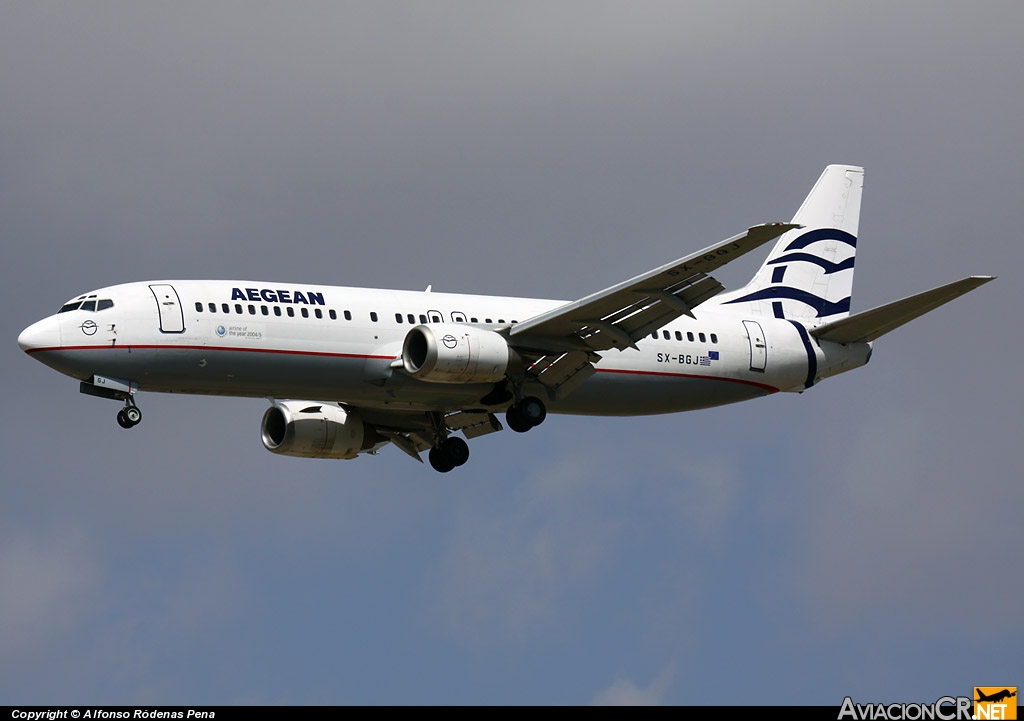 SX-BGJ - Boeing 737-4S3 - Aegean Airlines