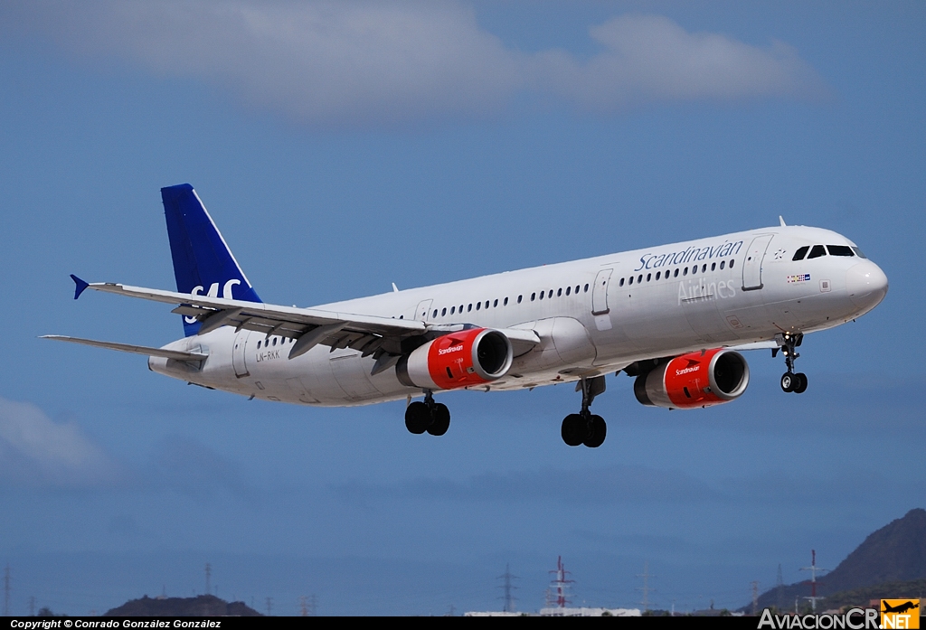 LN-RKK - Airbus A321-232 - Scandinavian Airlines - SAS