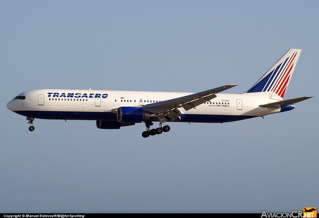EI-UNA - Boeing 767-3P6/ER - Transaero Airlines