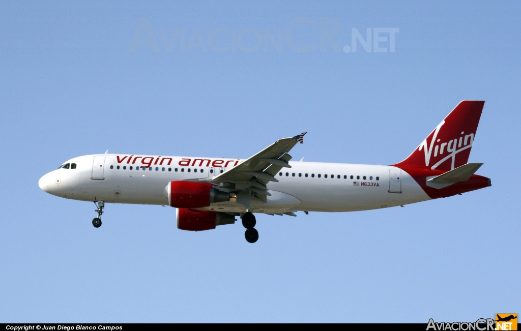 N633VA - Airbus A320-214 - Virgin America