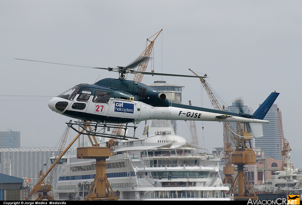 F-GJSE - Aerospatiale AS 355F-1 Ecureuil 2 - Cat Helicopters