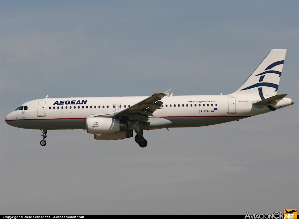 SX-DVJ - Airbus A320-232 - Aegean Airlines
