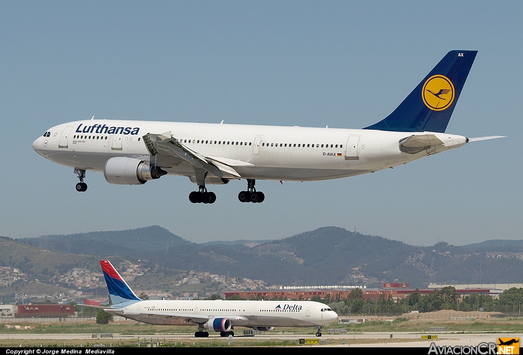 D-AIAX - Airbus A300B4-605R - Lufthansa