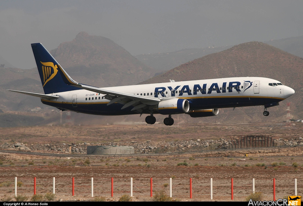 EI-DAN - Boeing 737-8AS - Ryanair