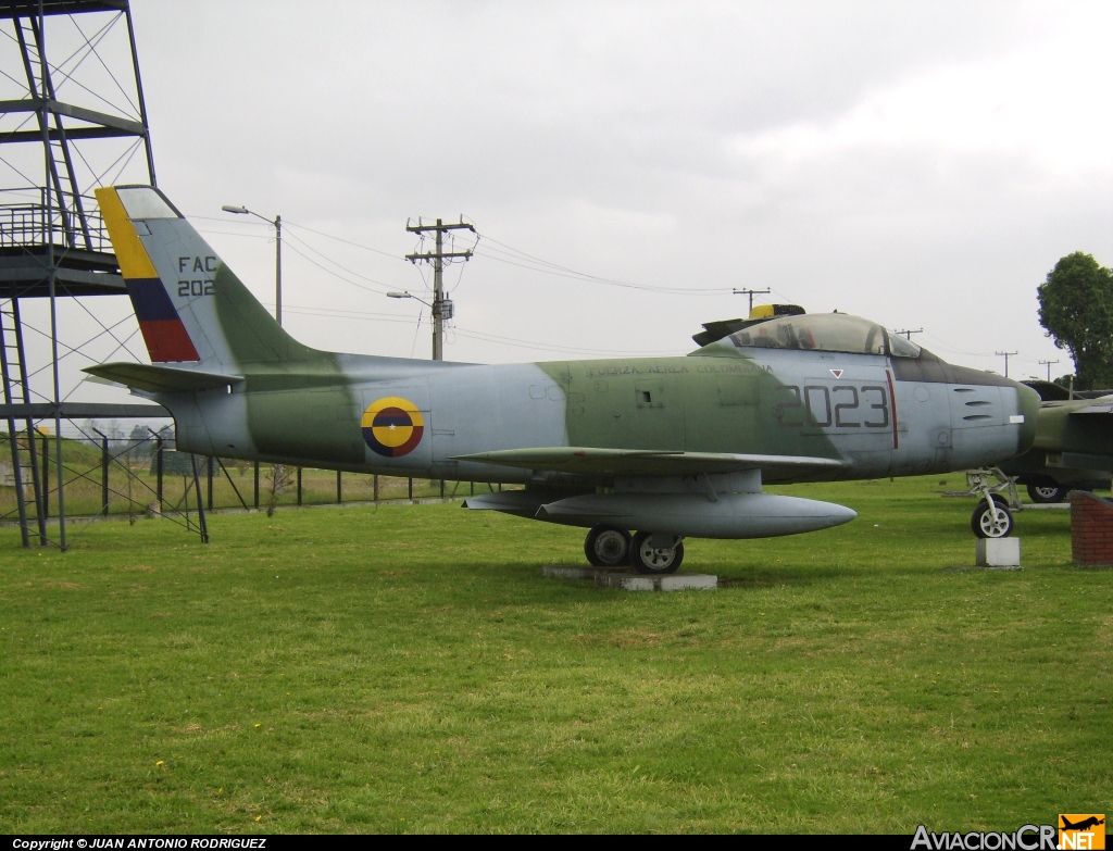 FAC-2023 - North American F-86F Sabre - Fuerza Aérea Colombiana