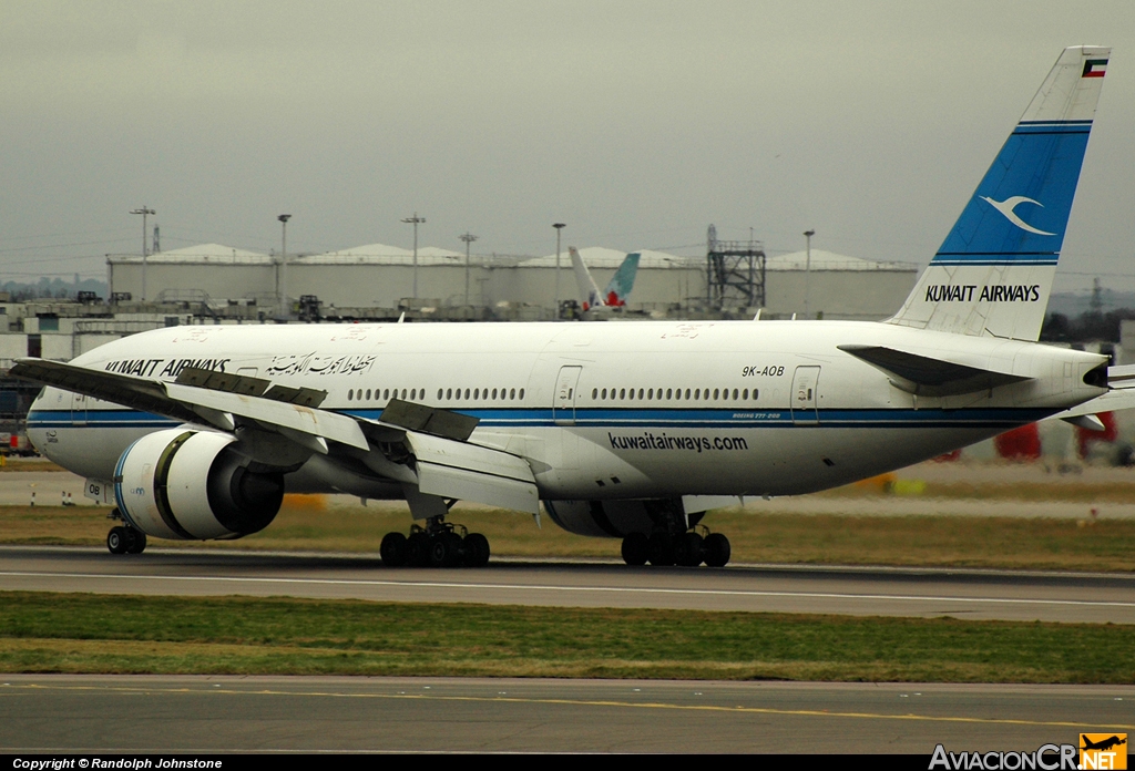 9K-AOB - Boeing 777-269/ER - Kuwait Airways