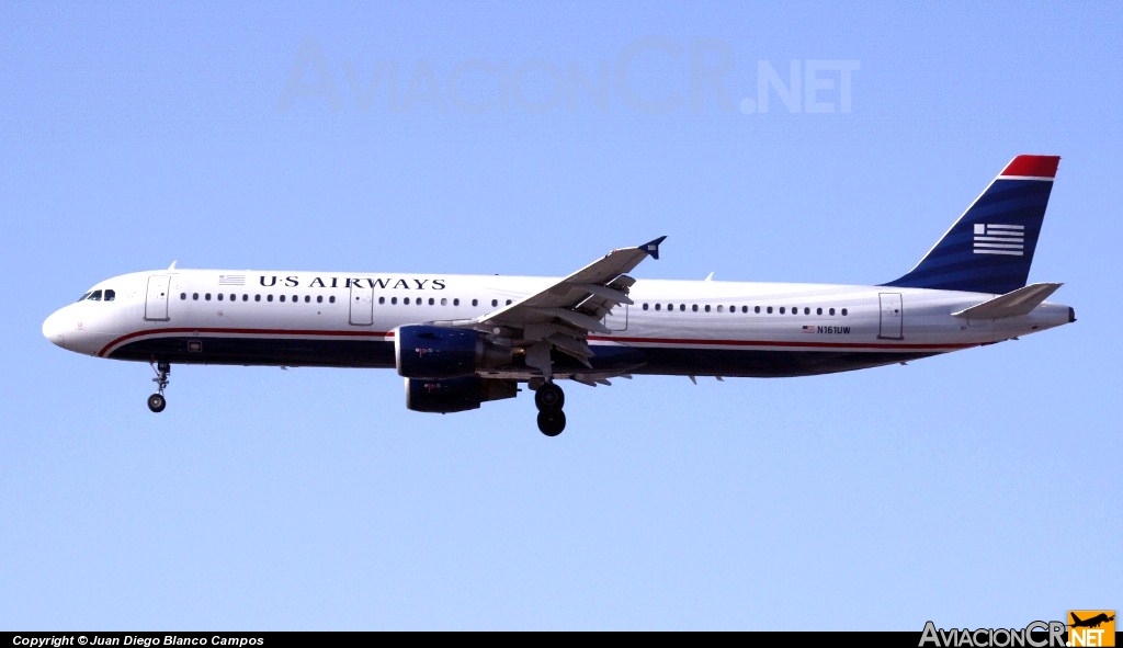N161UW - Airbus A321-211 - US Airways