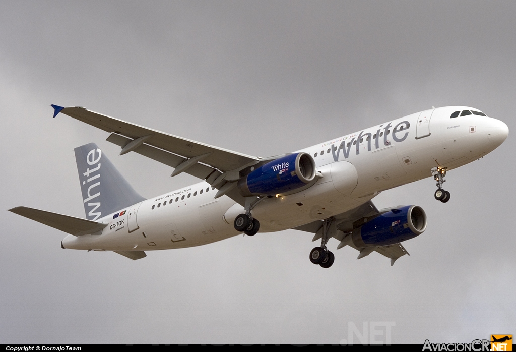 CS-TQK - Airbus A320-232 - White Airways