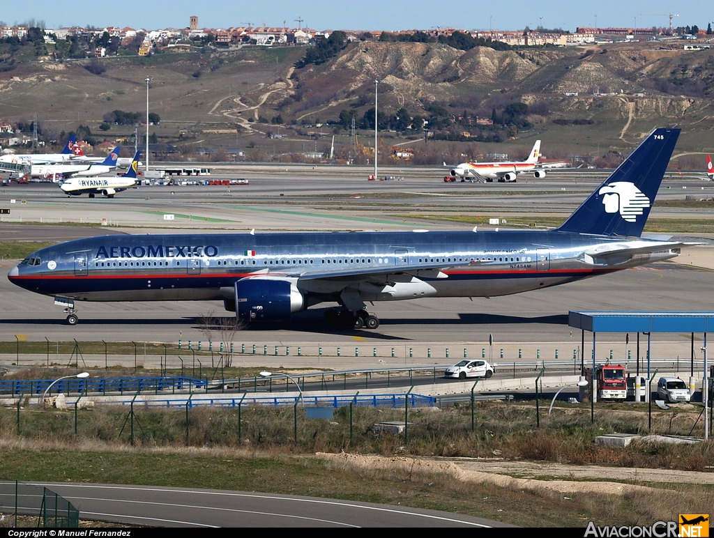N745AM - Boeing 777-2Q8/ER - Aeromexico