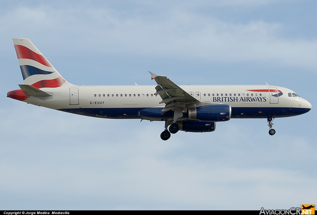G-EUUY - Airbus A320-232 - British Airways