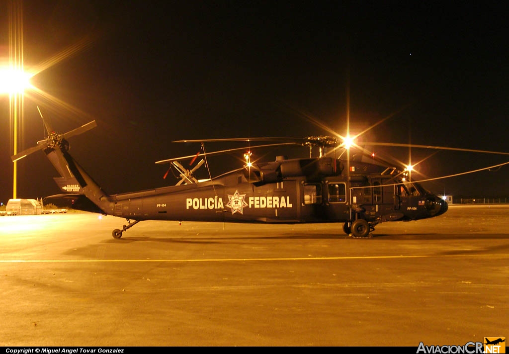 PF-104 - Sikorsky GUH-60A Black Hawk (S-70A) - Secretaria de Seguridad Publica (Policia Federal)