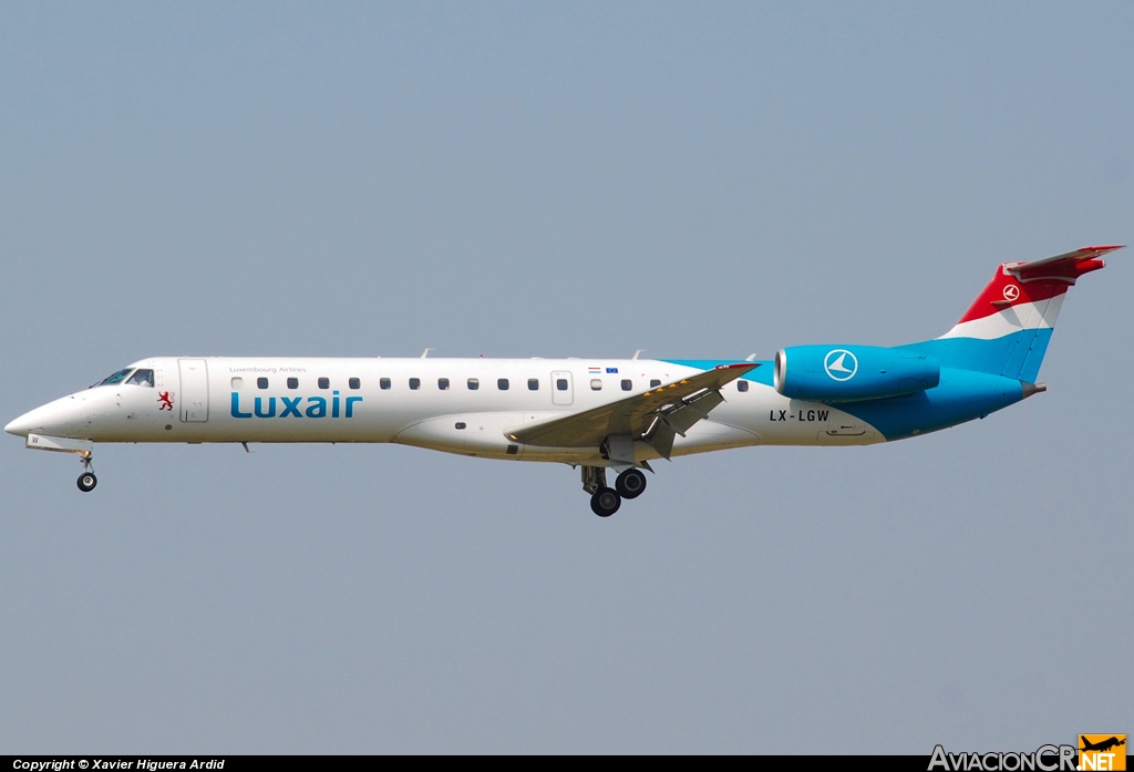 LX-LGW - Embraer EMB-145LU (ERJ-145LU) - LUXAIR