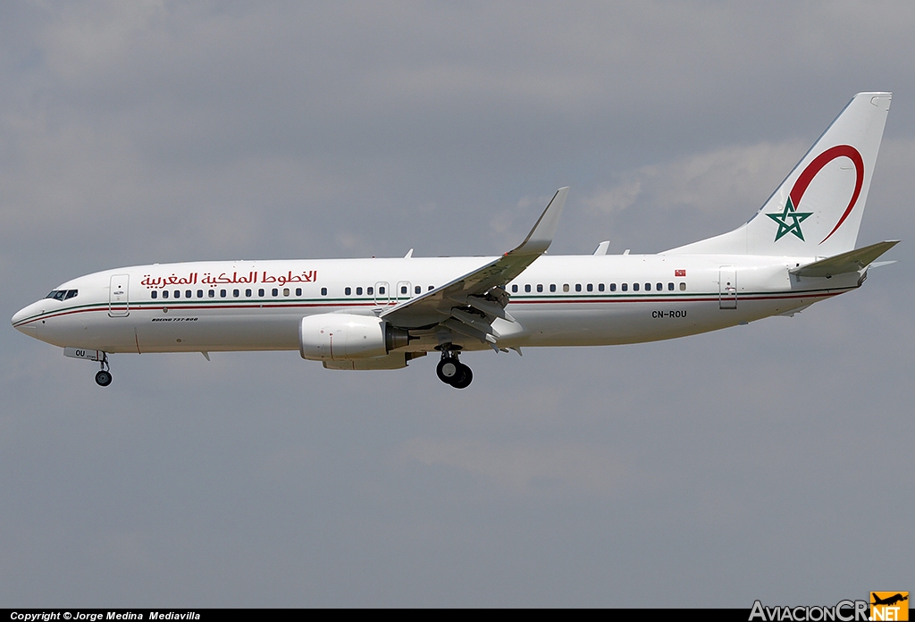 CN-ROU - Boeing 737-8B6 - Royal Air Maroc