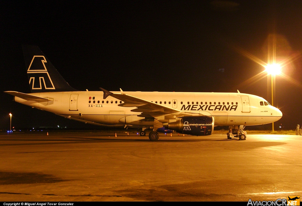XA-MXA - Airbus A319-112 - Mexicana