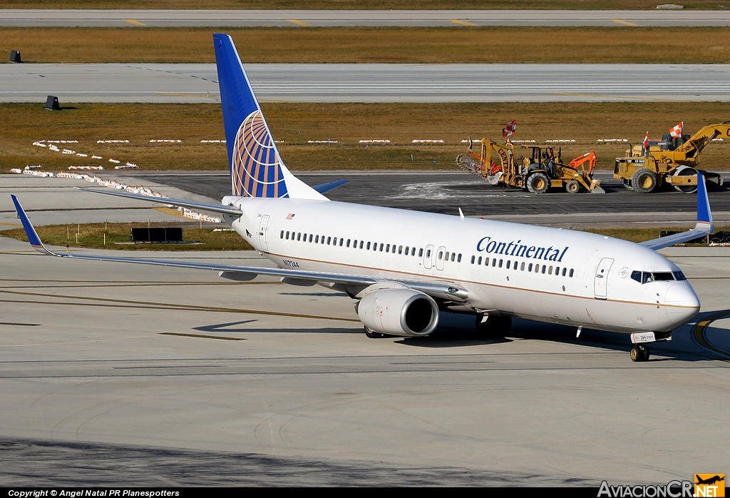 N17244 - Boeing 737-824 - Continental Airlines