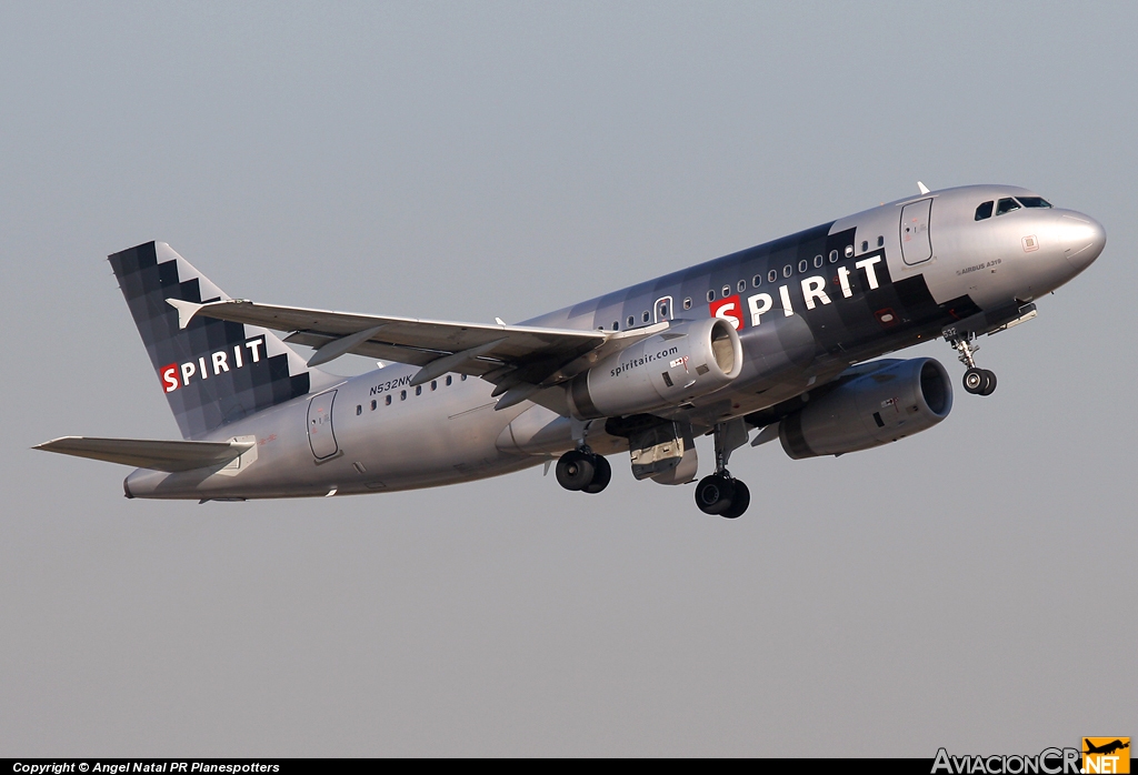 N532NK - Airbus A319-132 - Spirit Airlines