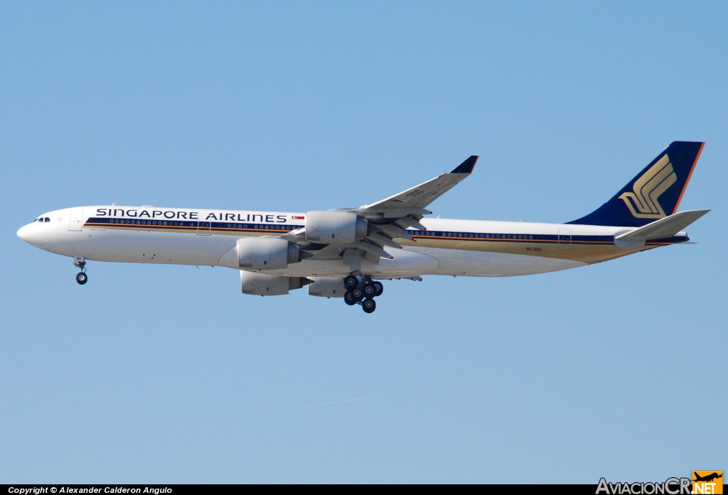 9V-SGD - Airbus A340-541 - Singapore Airlines