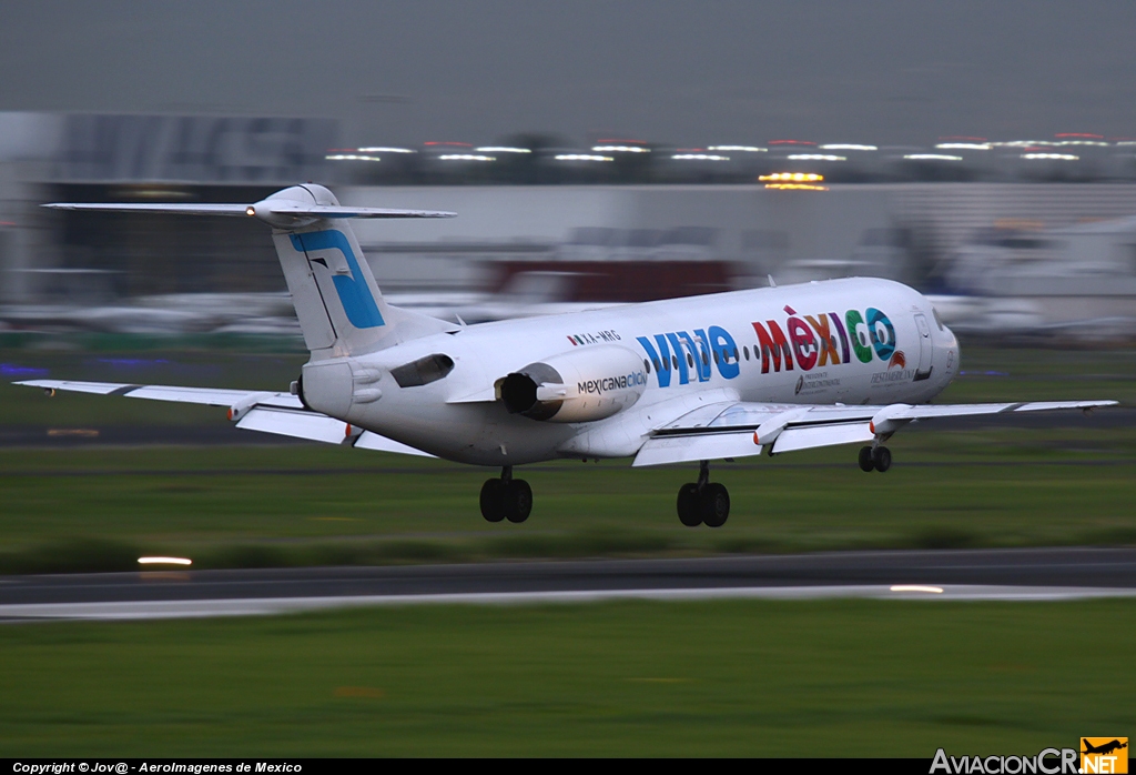 XA-MRG - Fokker 100 - Mexicana Click