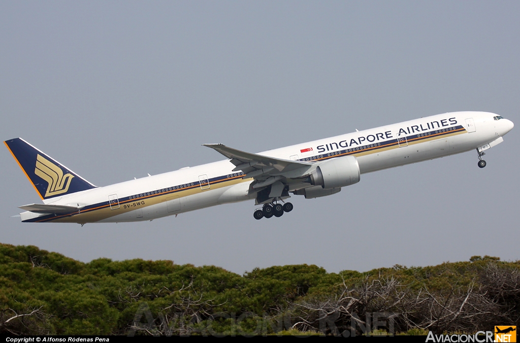 9V-SWG - Boeing 777-312/ER - Singapore Airlines