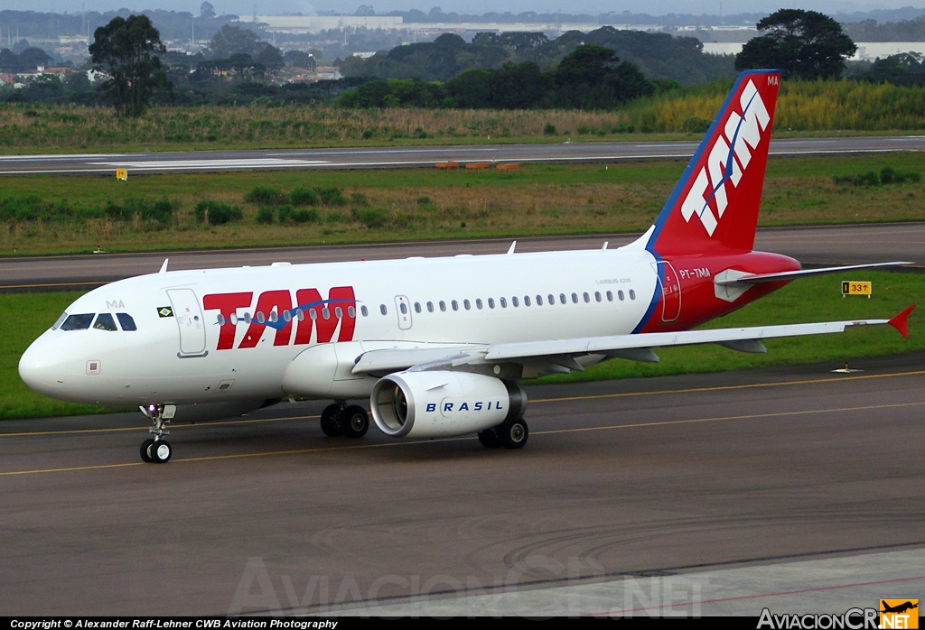 PT-TMA - Airbus A319-132 - TAM