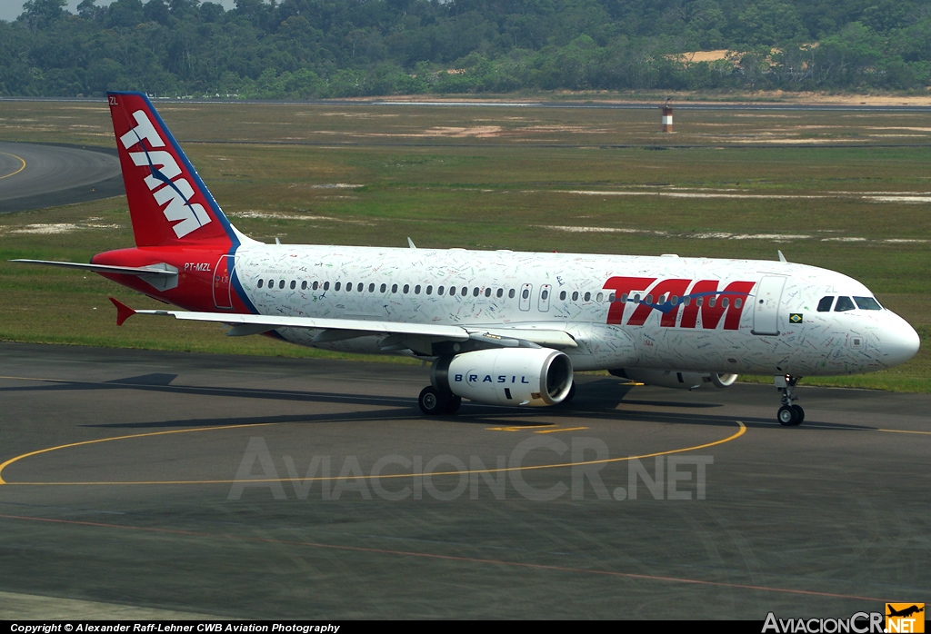 PT-MZL - Airbus A320-232 - TAM