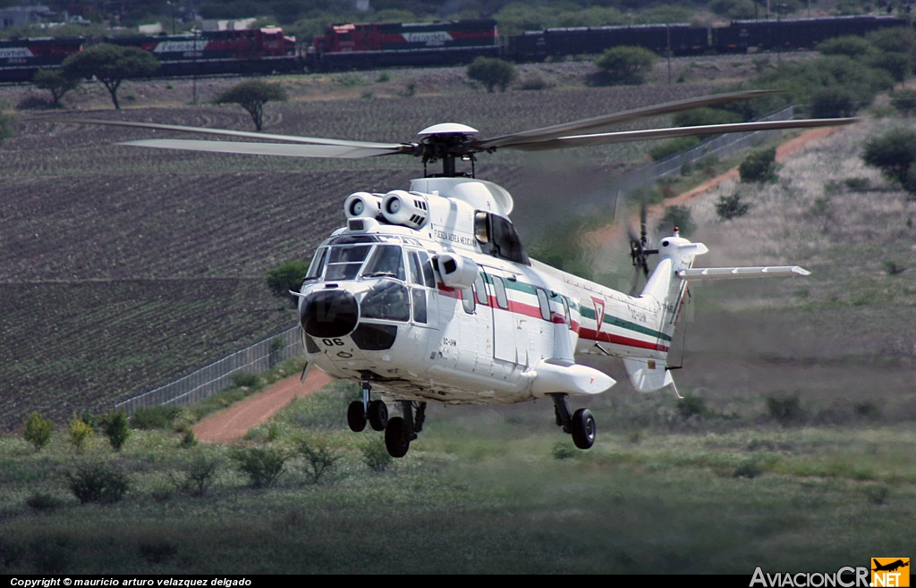 XC-UHM - Aerospatiale AS 332L1 Super Puma - Fuerza Aerea Mexicana FAM