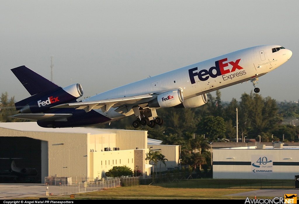 N385FE - McDonnell  Douglas MD10-10F - FedEx