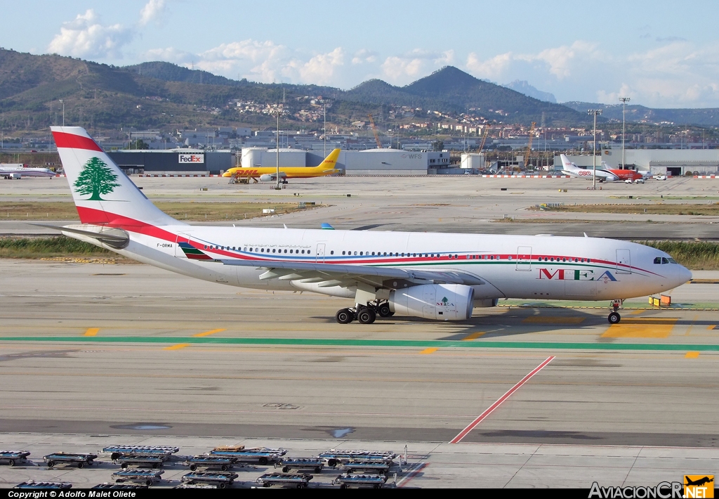 F-ORMA - Airbus A330-243 - Middle East Airlines
